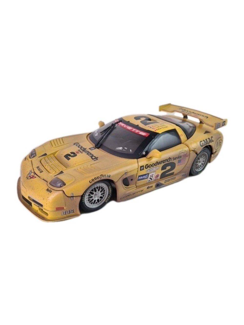 Ron Fellows 2 GM Goodwrench Service Plus Raced 2001 Corvette C5R 1:18 Diecast